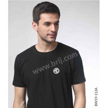 Black Classic Round Neck Tee