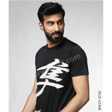 Black Premium Round Neck Tee